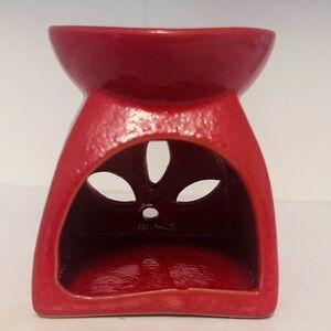 Red Ceramic Tea Light Wax Melt Warmer